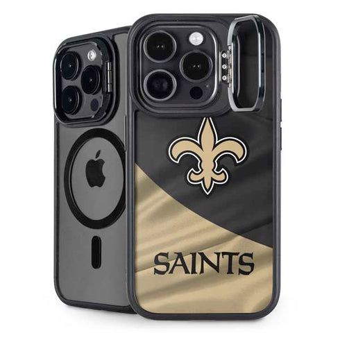 NFL New Orleans Saints iPhone 15 Pro Kickstand Case